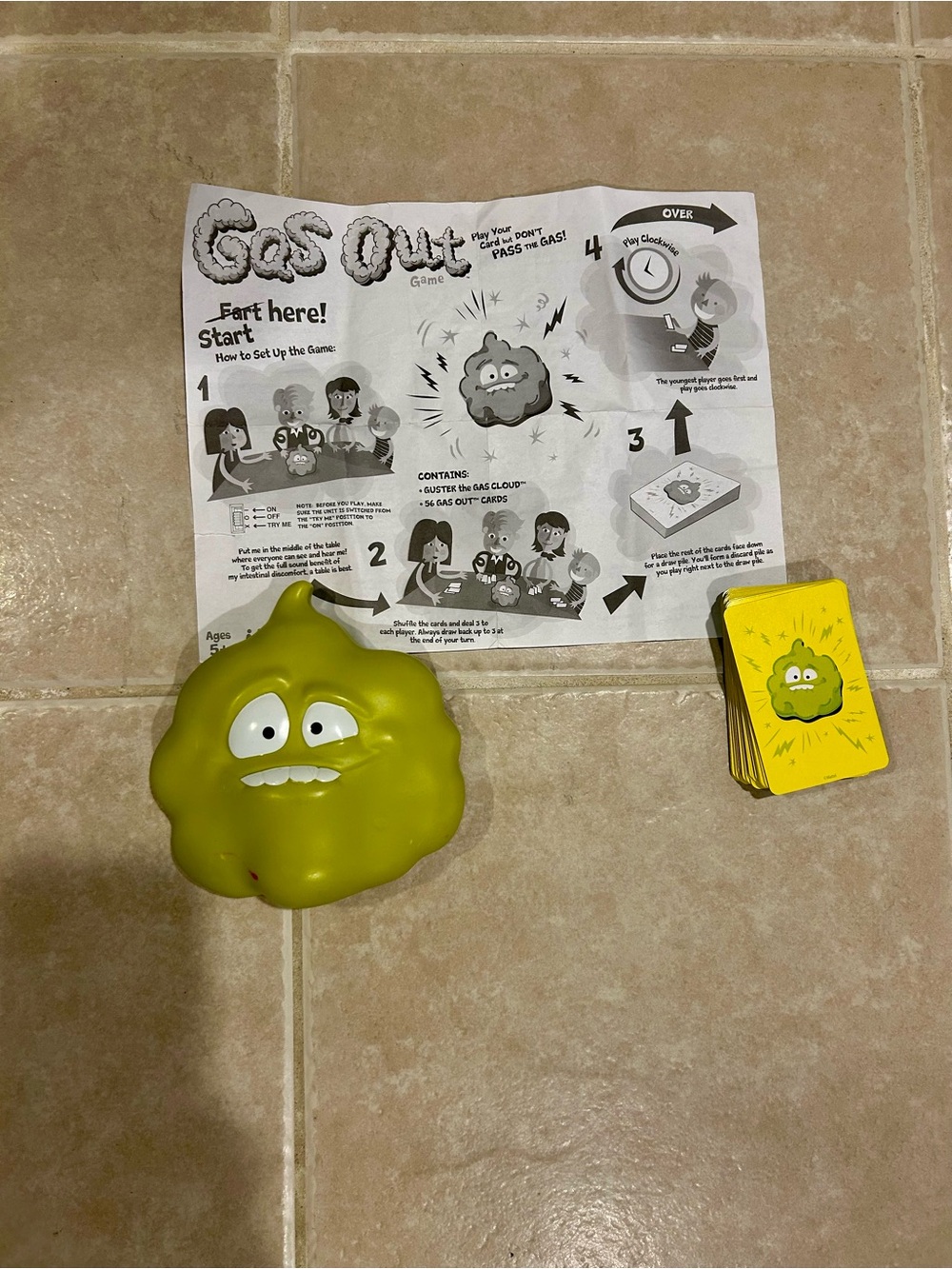 Gas Out board game by Goliath